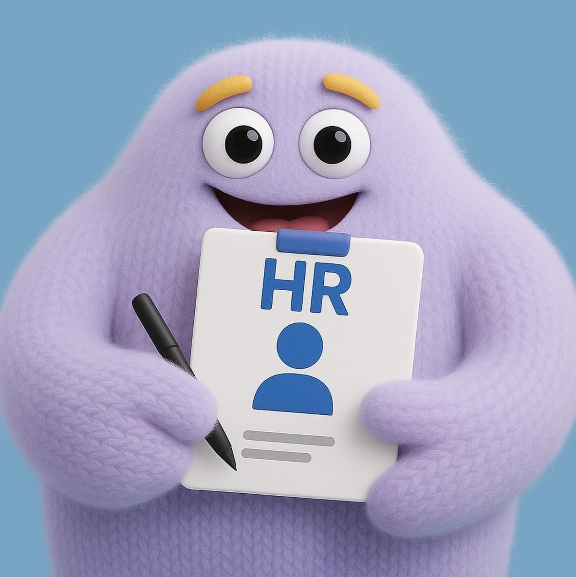 HR Avatar Mascot Happy